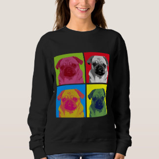Pop Art Pug Classic T-Shirt 471 Sweatshirt