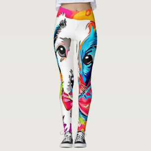 Pop Art Puppy Leggings