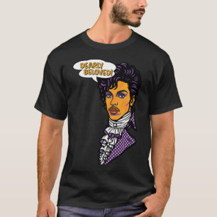 Pop-Art Purple Pop Star â€“ Dearly Beloved! T-Shirt