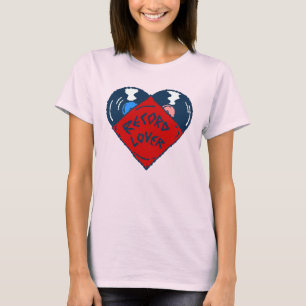 pop art record music lover vintage heart album T-Shirt