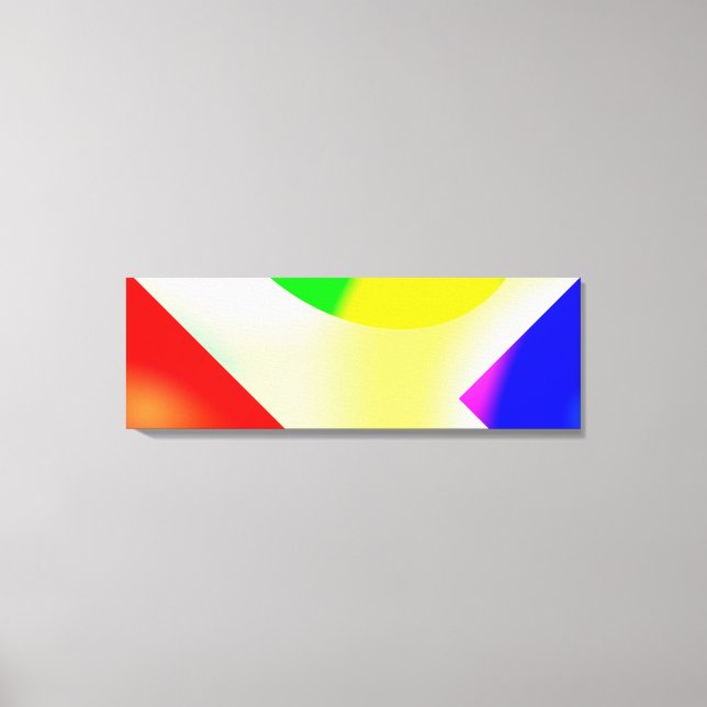 Pop art reflection canvas print (Front)