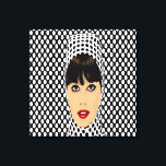 Pop Art Retro Vintage Girl Custom Wall Prints<br><div class="desc">unique and cool Pop Art Retro Vintage Girl Large Custom Wall art prints,  Customise this beautifully elegant custom wall canvas art to fit your own unique preference,  change the size to your liking</div>