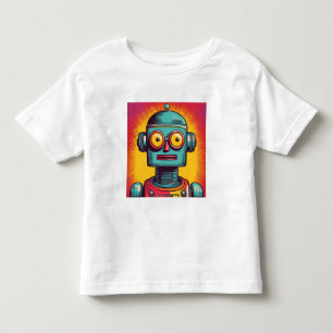 Pop Art Robot Toddler T-Shirt