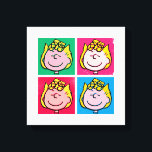 Pop Art Sally | Mod for You Pattern Canvas Print<br><div class="desc">Take a look at this super cute design featuring Sally in a fun pop art pattern.</div>