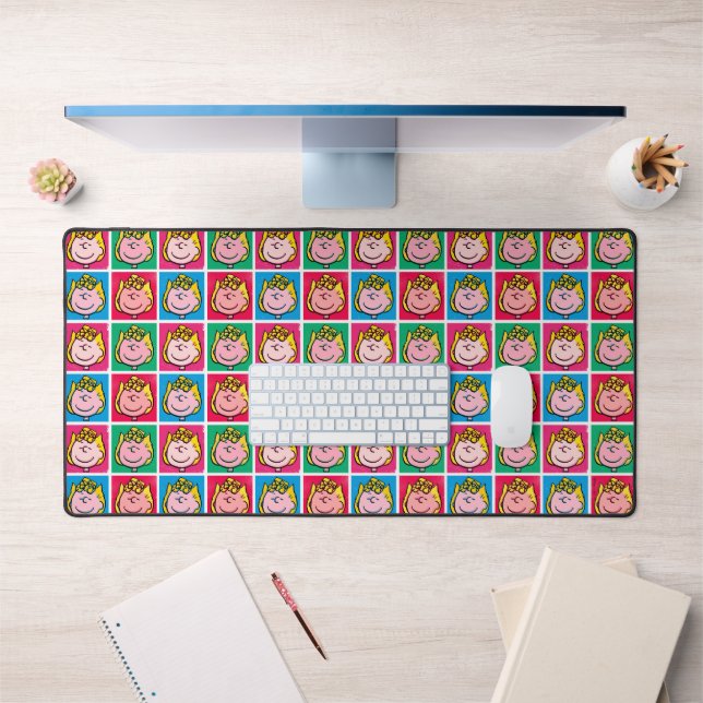 Pop Art Sally | Mod for You Pattern Desk Mat (Office 1)