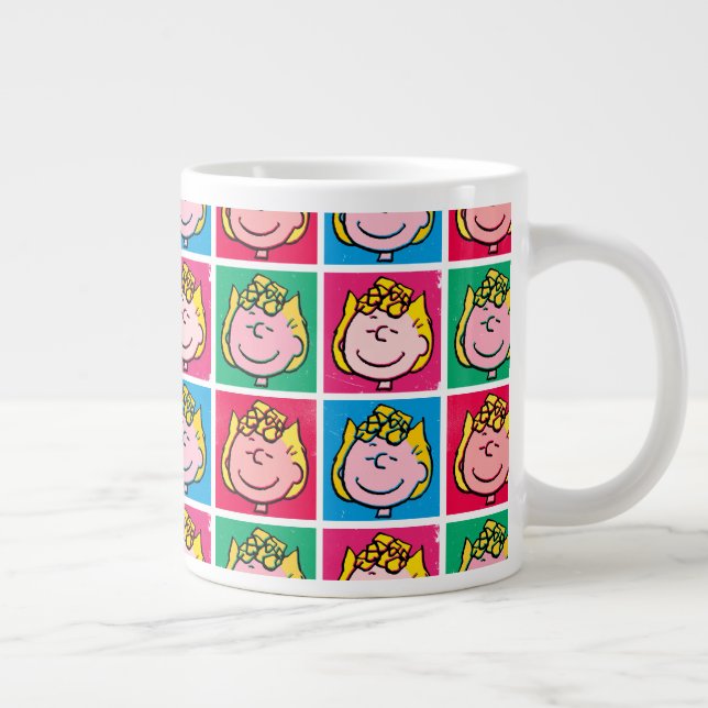 Pop Art Sally | Mod for You Pattern Large Coffee Mug (Right)