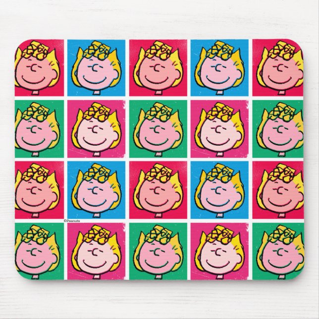 Pop Art Sally | Mod for You Pattern Mouse Mat (Front)