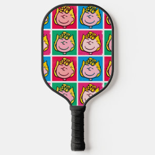 Pop Art Sally   Mod for You Pattern Pickleball Paddle