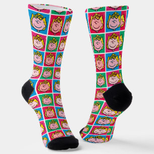 Pop Art Sally Mod for You Pattern Socks