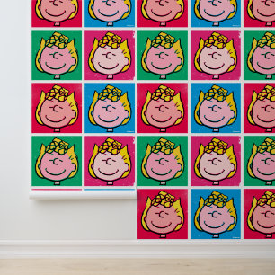 Pop Art Sally   Mod for You Pattern Wallpaper
