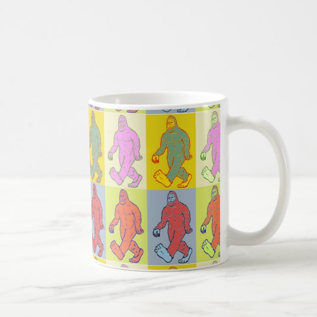 Pop Art Sasquatch Mug (Right)