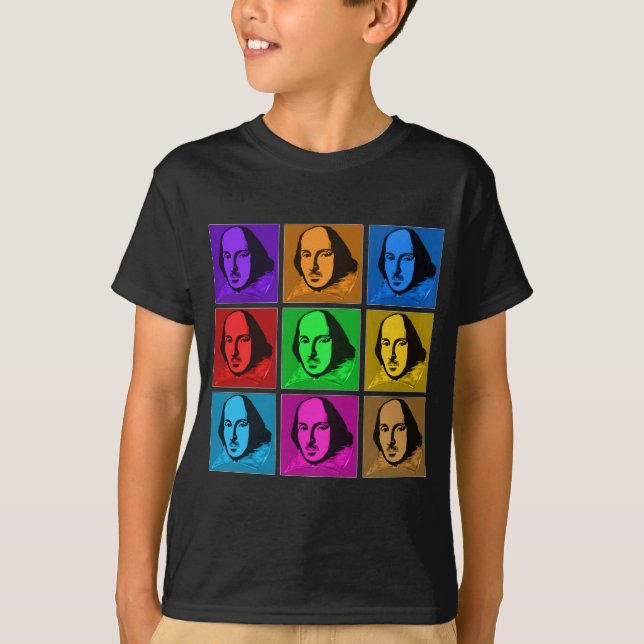 Pop Art Shakespeare T-Shirt (Front)