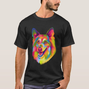 Pop Art Shetland Sheepdog Cute Pet Gift Men Women  T-Shirt