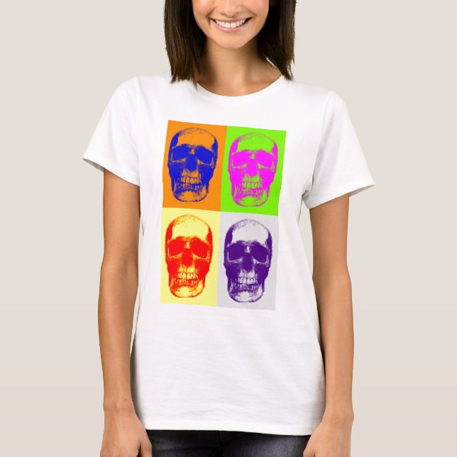 Pop Art Skull T-Shirt (Front)