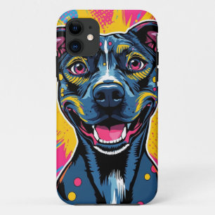 Pop Art Smile – The Power of a Happy Dog iPhone 11 Case