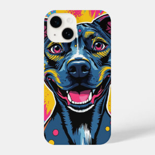 Pop Art Smile – The Power of a Happy Dog iPhone 14 Case
