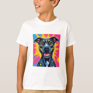 Pop Art Smile – The Power of a Happy Dog T-Shirt