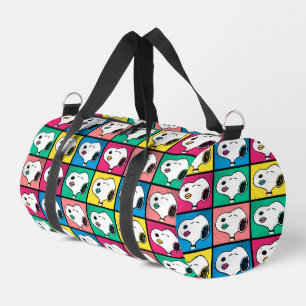 Pop Art Snoopy Lips   Mod for You Pattern Duffle Bag