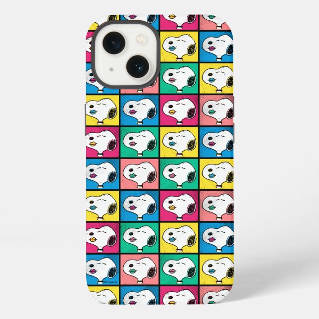 Pop Art Snoopy Lips | Mod for You Pattern iPhone Case (Back)