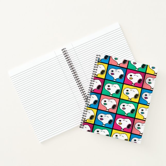 Pop Art Snoopy Lips | Mod for You Pattern Notebook (Inside)