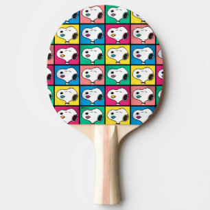 Pop Art Snoopy Lips   Mod for You Pattern Ping Pong Paddle