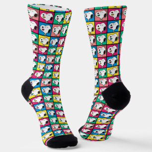 Pop Art Snoopy Lips Mod for You Pattern Socks