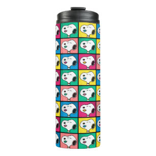 Pop Art Snoopy Lips   Mod for You Pattern Thermal Tumbler
