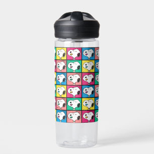Pop Art Snoopy Lips   Mod for You Pattern Water Bottle