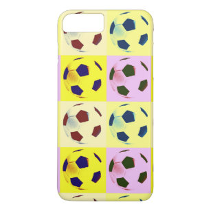 Pop Art Soccer Balls Case-Mate iPhone Case