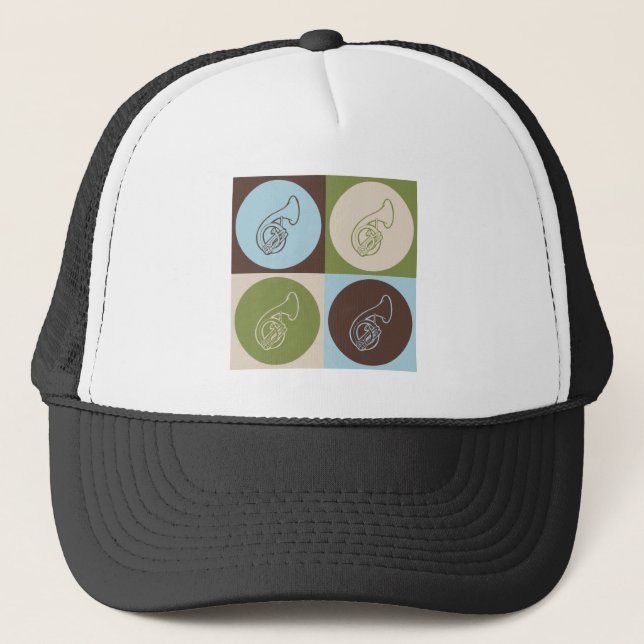 Pop Art Sousaphone Trucker Hat (Front)