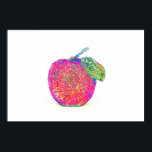 Pop Art Sparkling Apple Poster<br><div class="desc"></div>