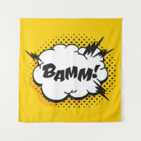 Pop art speech bubble drawing with text. Cartoon s