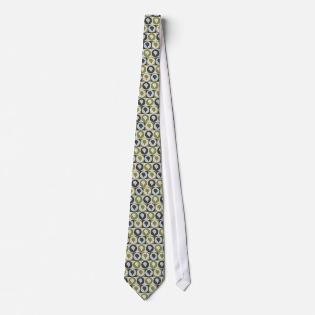 Pop Art Speech-Language Pathology Tie (Front)