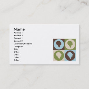 Pop Art Speech Therapy Business Card