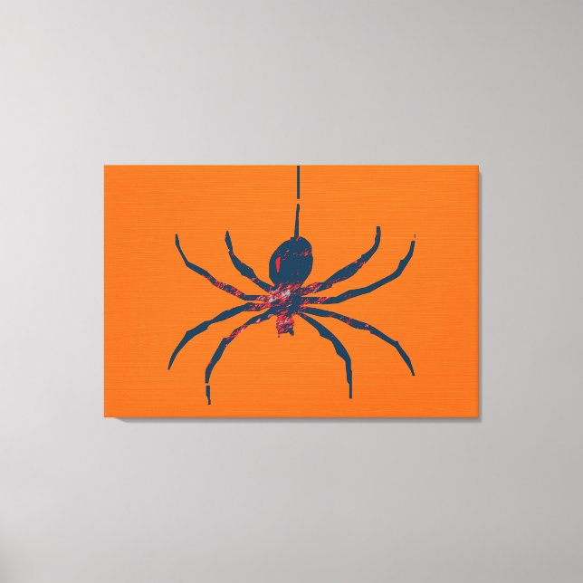 Pop Art Spider Canvas Print (Front)