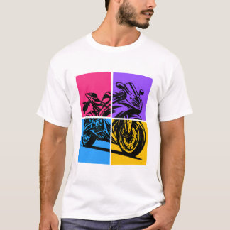 Pop Art Sports Bike T-Shirt