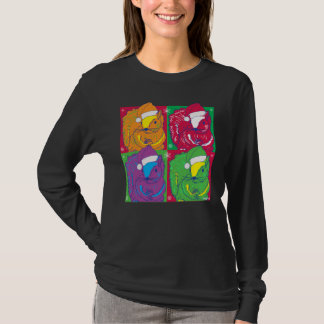 Pop Art Squirrels Holiday T-Shirt