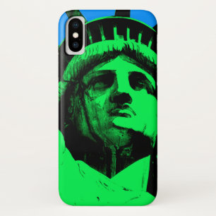 Pop Art Statue of Liberty iPhone X Case