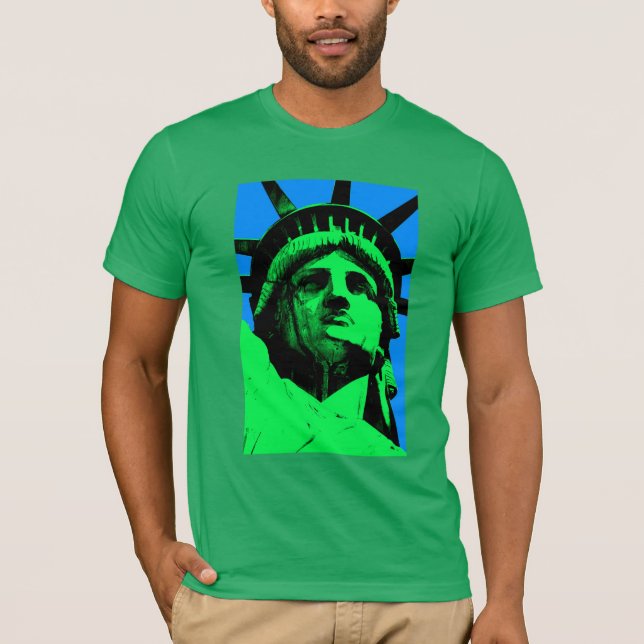 Pop Art Statue of Liberty T-Shirt (Front)