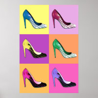Pop Art Stiletto Pumps / Shoes / Heels