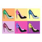 Pop Art Stiletto Pumps / Shoes / High Heels
