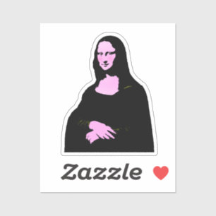 Pop Art Style Mona Lisa 