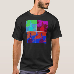 Pop Art Style Statue of Liberty T-Shirt