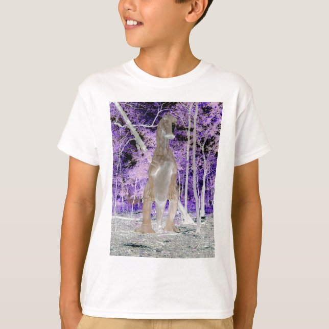 Pop Art T-Rex Dinosaur T-Shirt (Front)