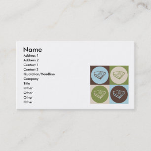 Pop Art Teaching the Visually Impaired Business Card