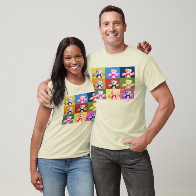 Pop Art Teddies Toddler Shirt (Unisex)