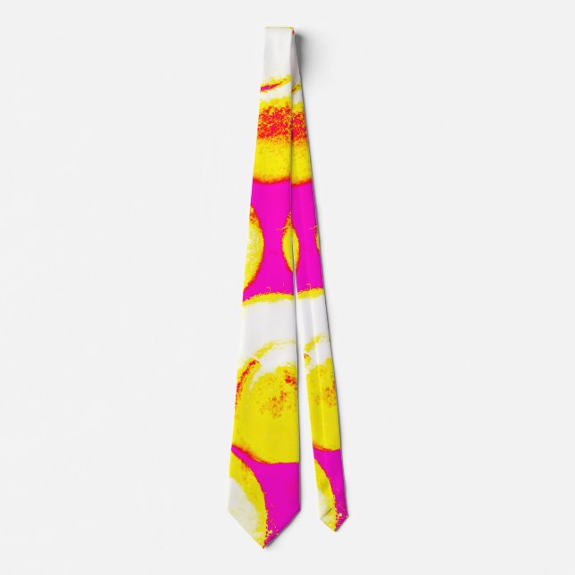 Pop Art Tennis Balls Tie (Front)