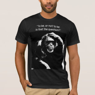 Pop Art Thinking Monkey To be or not to be Men's T-Shirt