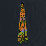 Pop Art TIGER HEAD   your backgr. & ideas Tie<br><div class="desc">Pretty Animal Print Design by EDDA Fröhlich / EDDArt | Pop ART Tiger Head | You miss other colours or products with this design? Feel free to contact me: contact@eddart.de or have a look here: www.zazzle.de/eddartiful*</div>