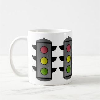 Pop Art Traffic Light Coffee Mug
